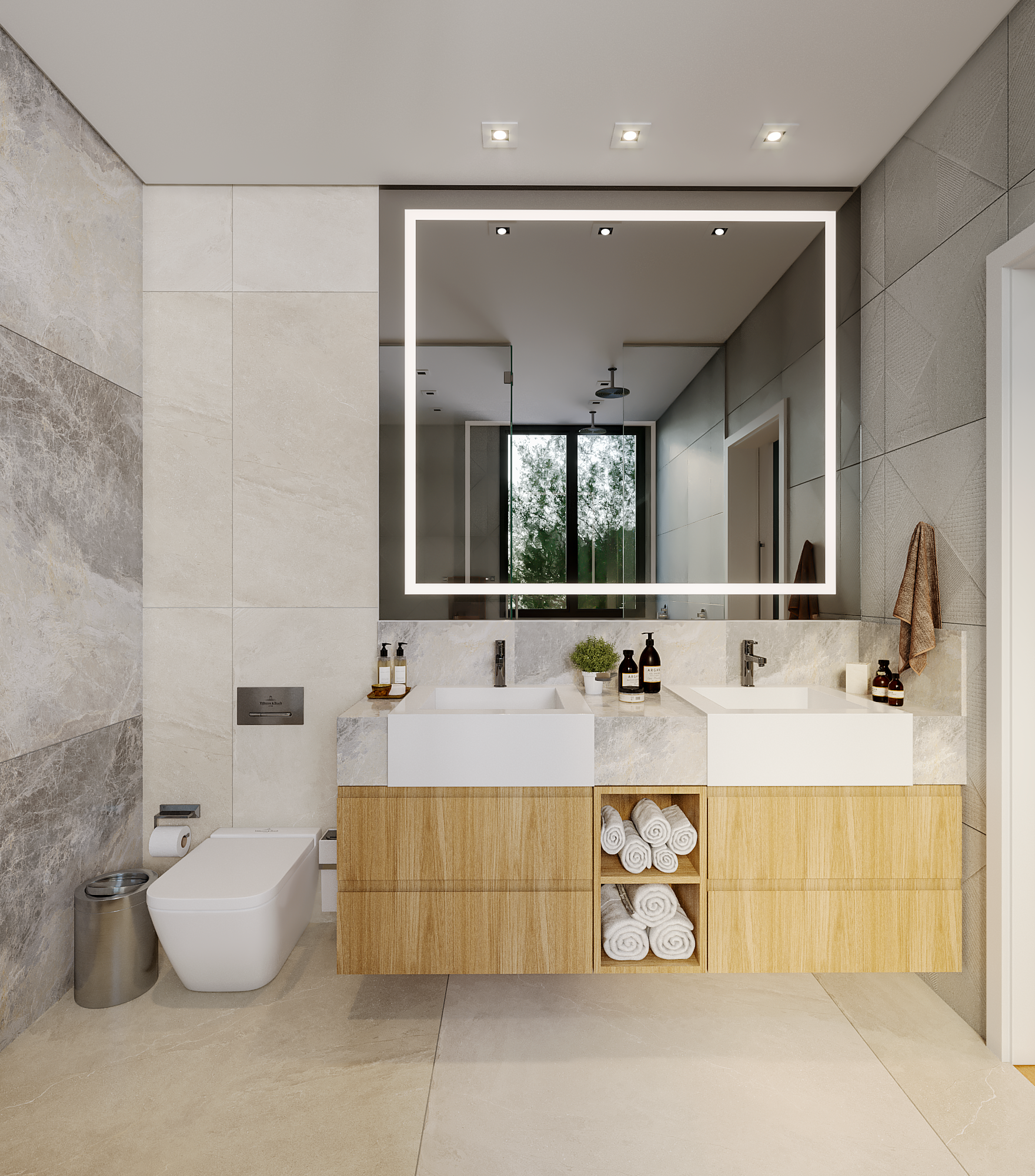 Banho da suíte — Estudo 04