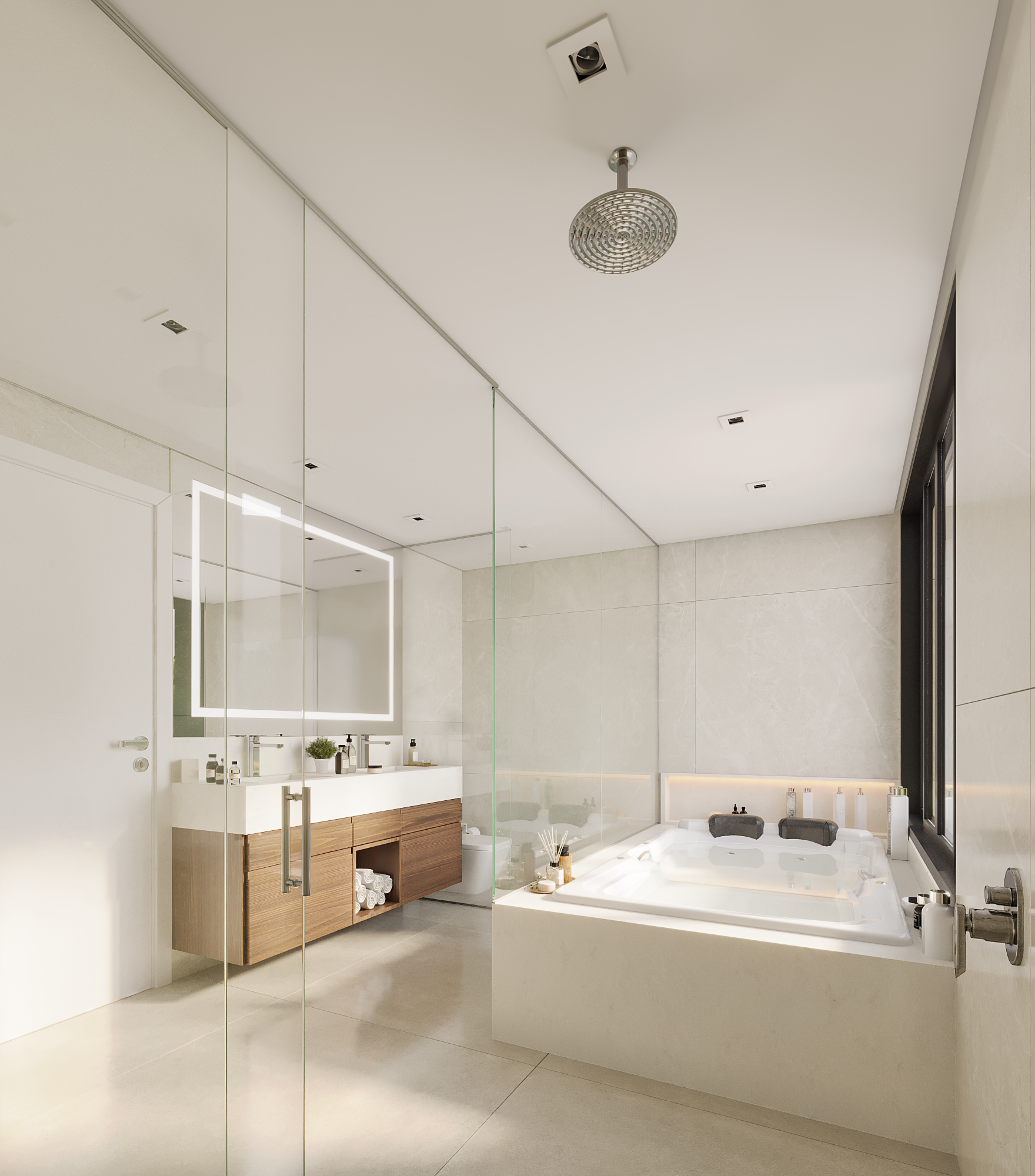 Banho da suíte — Estudo 04